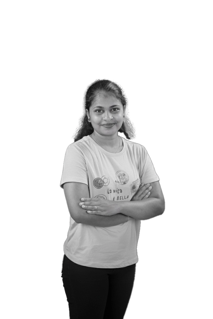 freelance digital marketing analyst in bangalore, standing confidently with a smile